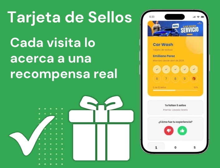 tarjeta de sellos